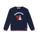Navy Big Boys Badminton Sweater