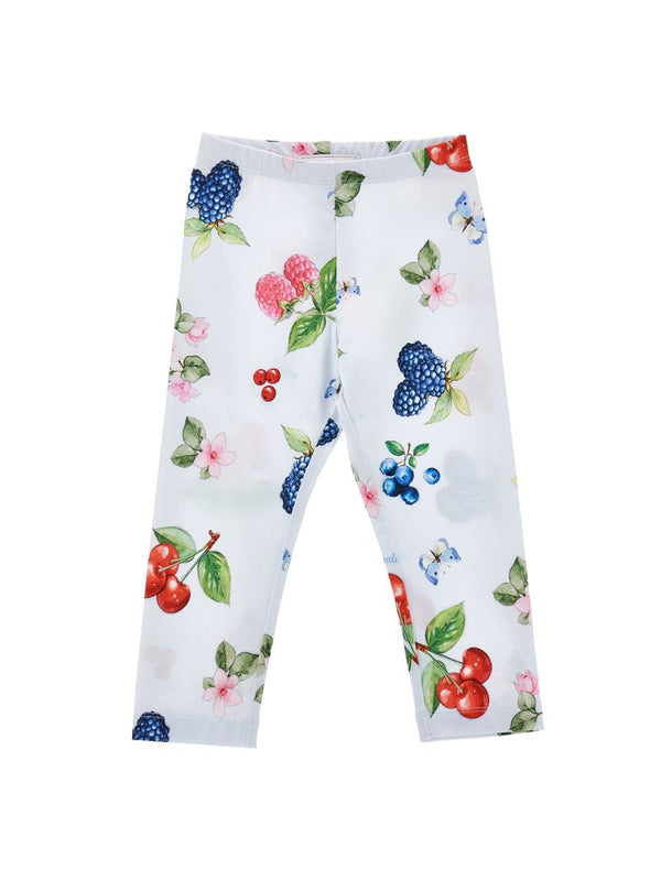 Baby Blue Fruit Print Legging