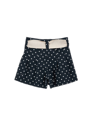 Black Polka Dot Short