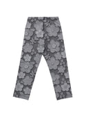 Gray Floral Printed Legging