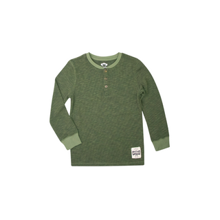 Dark Olive Craftsman Thermal Henley