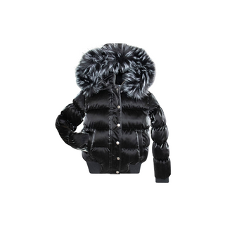 Black Kyla Puffer Coat