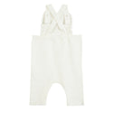 Cream Baby Knit Overalls