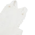 Cream Baby Knit Overalls
