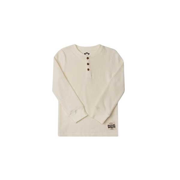 Winter White Craftsman Thermal Henley