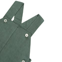 Green Baby Linen Overalls
