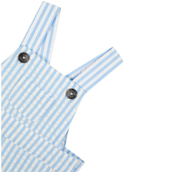 Blue Baby Striped Overalls