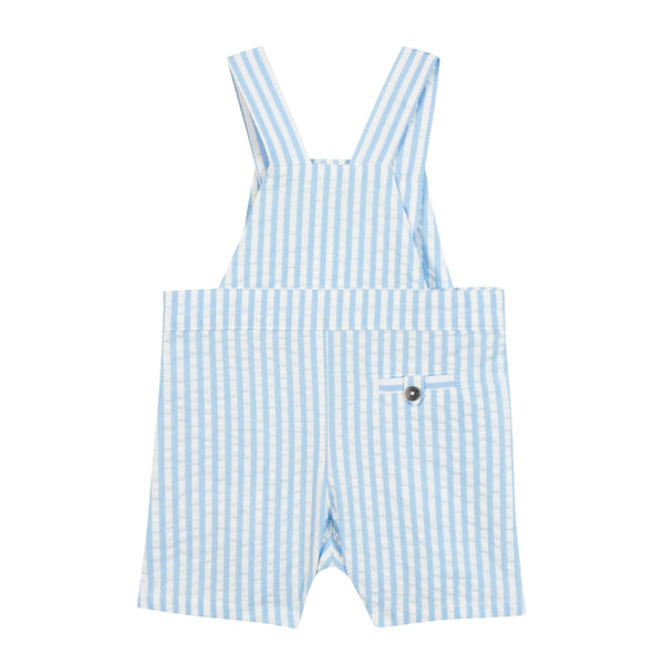 Blue Baby Striped Overalls