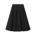 Black Pleated Skirt