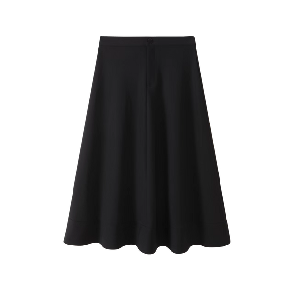 Black Scuba Skirt