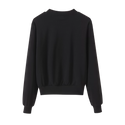 Black Varsity Applique Top