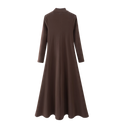 Chocolate Mockneck Dress