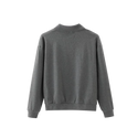Charcoal Grey Jersey Polo Top