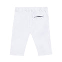 White Little Boys Classic Pant