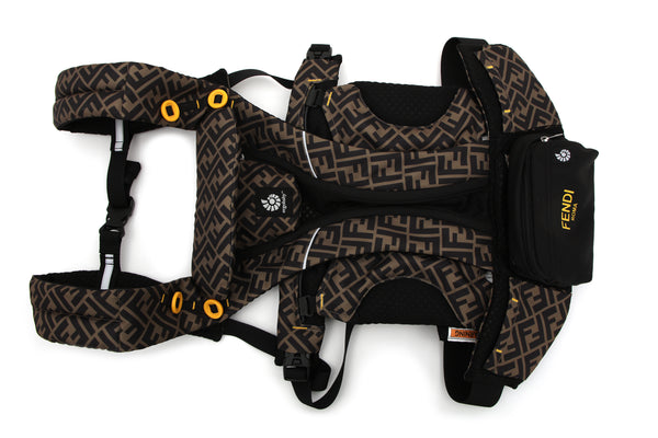 Brown Logo Baby Carrier