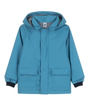 Blue Baby Hooded Raincoat