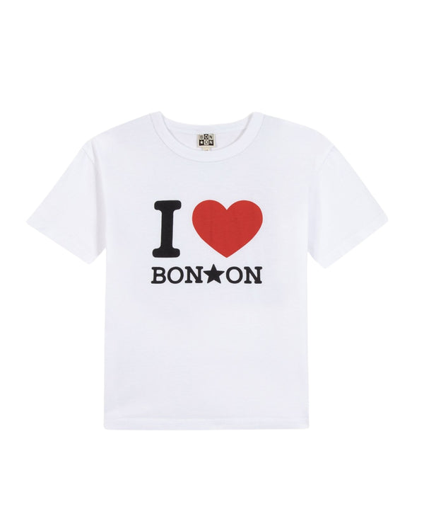 White I Love Bonton Tee
