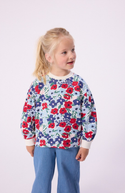 Multicolor Flower Crewneck