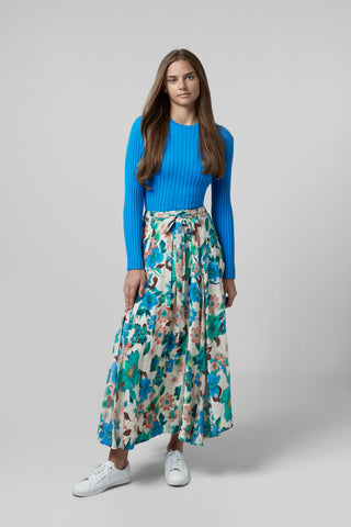 Multicolor Teen Floral Gabriela Skirt