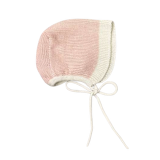 Pink with Butter Trim Bonnet
