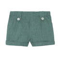 Green Baby Linen Short