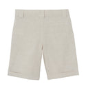 Beige Classic Linen Short