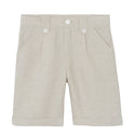 Beige Classic Linen Short