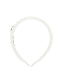 Ivory Satin Crystal Headband