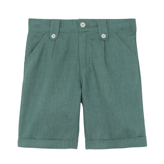 Green Classic Linen Short