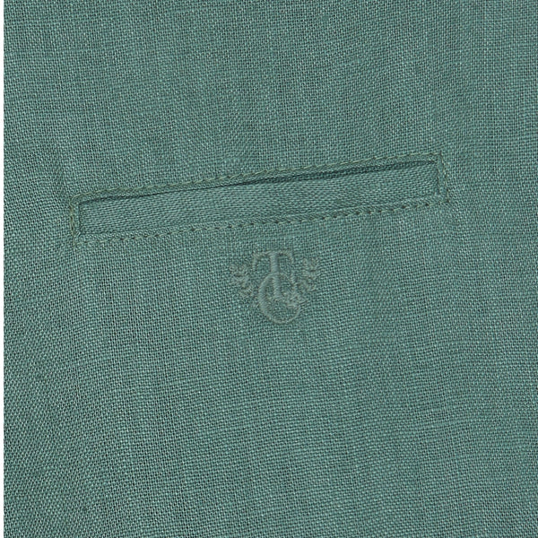 Green Classic Linen Short