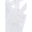 White Baby Linen Overall Short