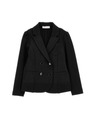 Black Milano Double Breasted Blazer