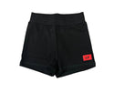 Black with Red LP Patch Short