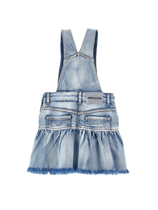 Blue Denim Embroidered Lemon Jumper