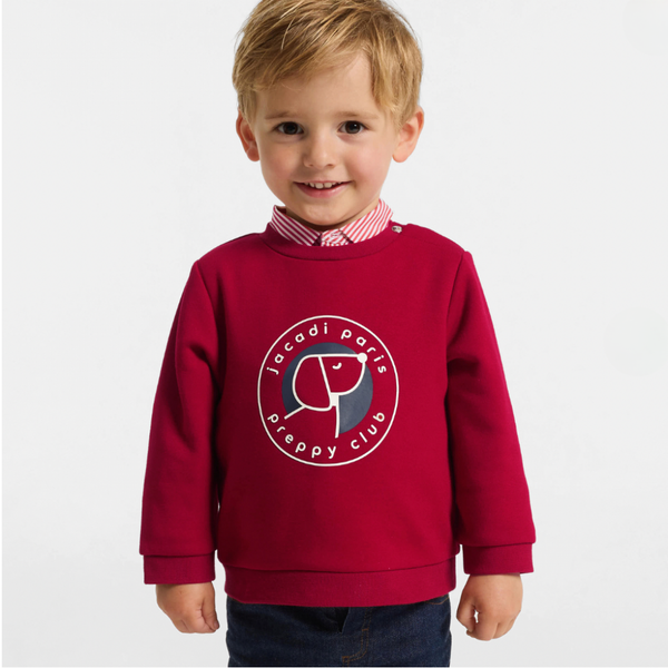 Bordeaux Tristan Dog Crewneck
