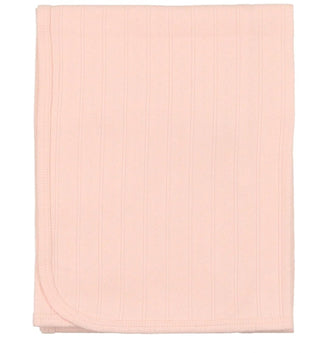 CCB Pale Pink Pointelle Blanket