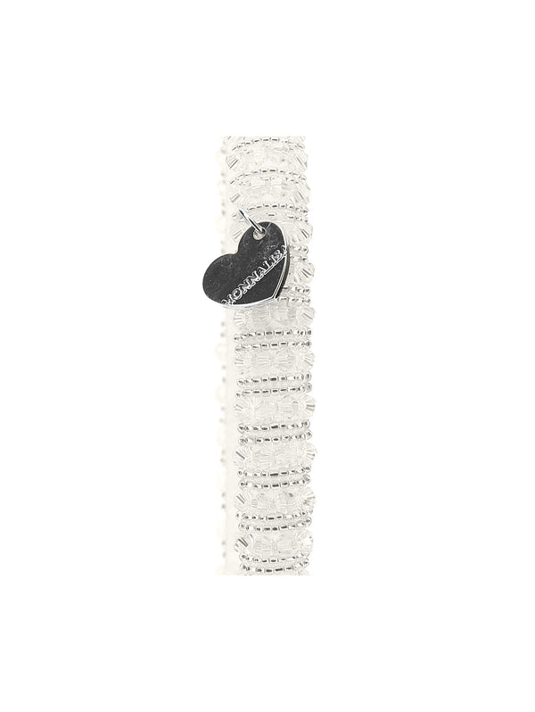 White Beaded Headband