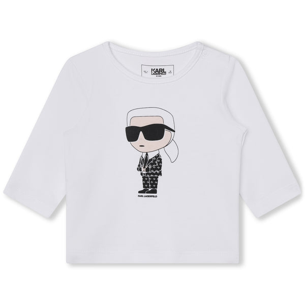 Black and White Baby Karl Outfit