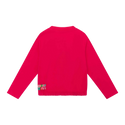 Hot Pink Logo Stripe Crewneck