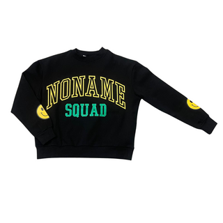 Black Noname Squad Smile Crewneck