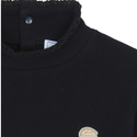 Black Mini Logo Turtleneck