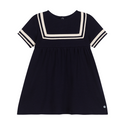 Navy Baby Short Sleeve Sailor Style Dress