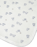 Teddy Bear Print Reversible Blanket