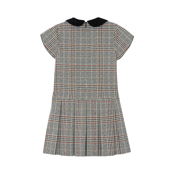 Chestnut Brown Plaid Dress