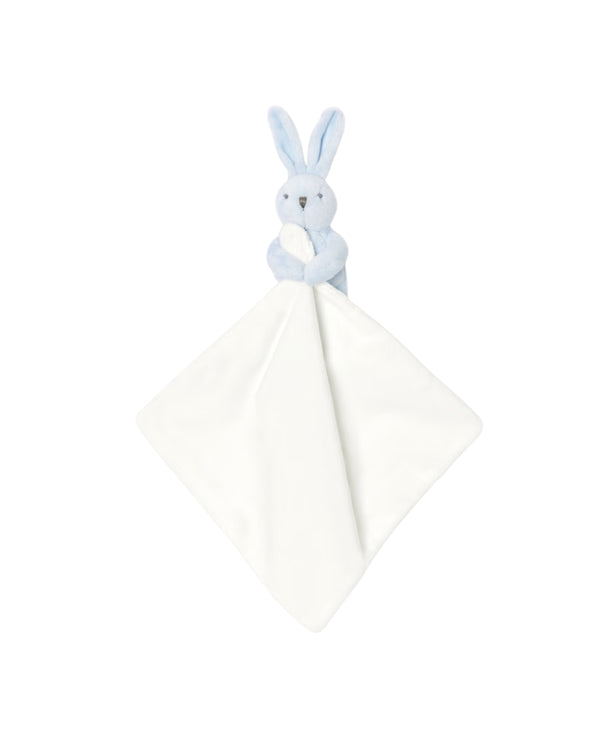 White and Blue Baby Doudou Toy
