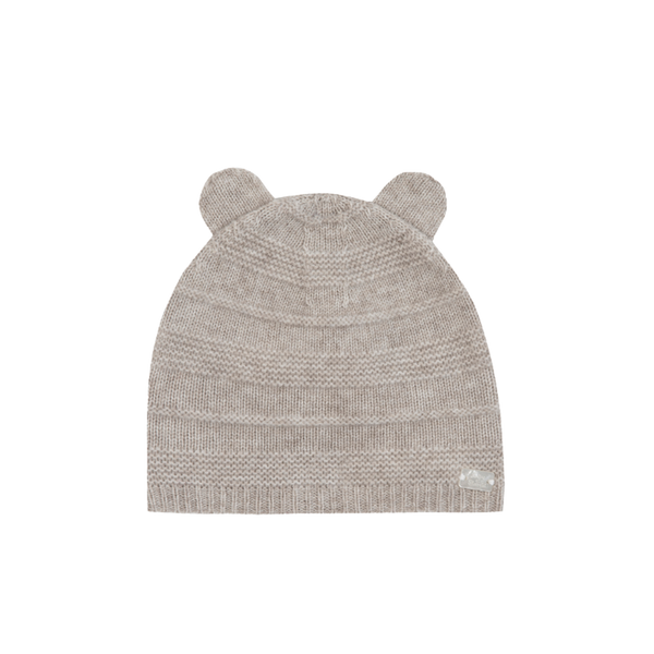Oatmeal Marled Bear Ears Hat