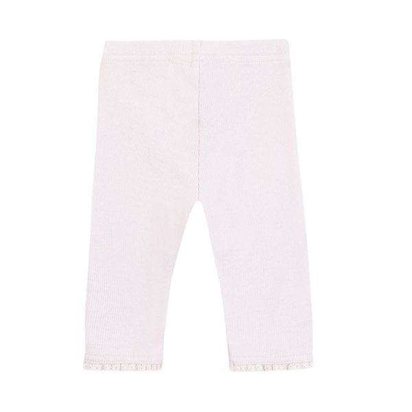 Light Pink Baby Ruffle Trim Leggings