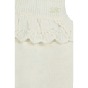 Ivory Baby Ruffle Knit Pants
