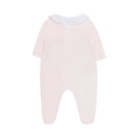 Pale Pink Embroidered A B C Footie