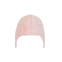 Pale Pink Cable Knit Hat